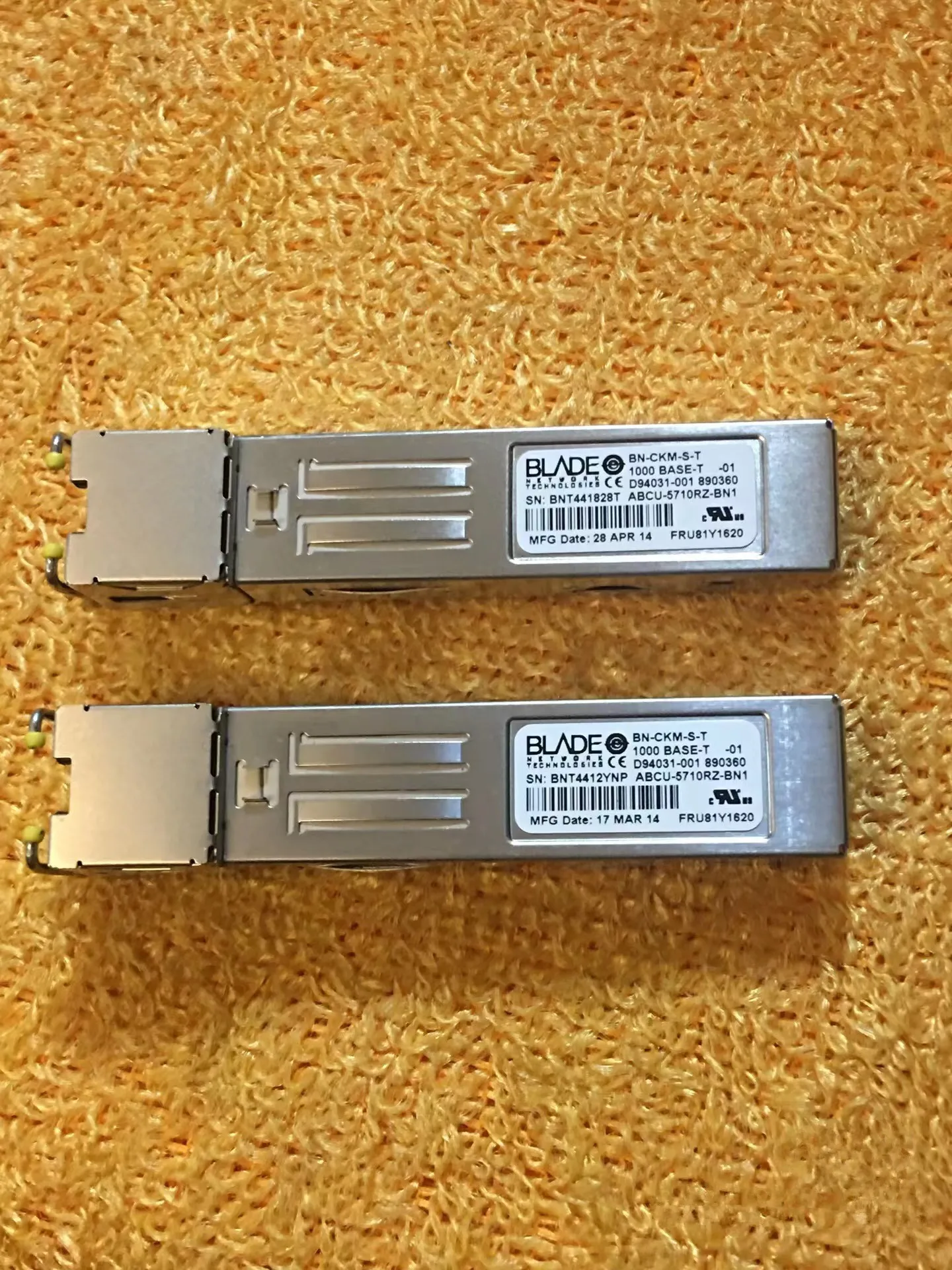 

1PCS RJ45 TO SFP 1.25GB Optical Module ABCU-5710RZ-NK2 NIY4439FRU 1000BASE 1.25G RJ45 Gigabit Ethernet Transceiver