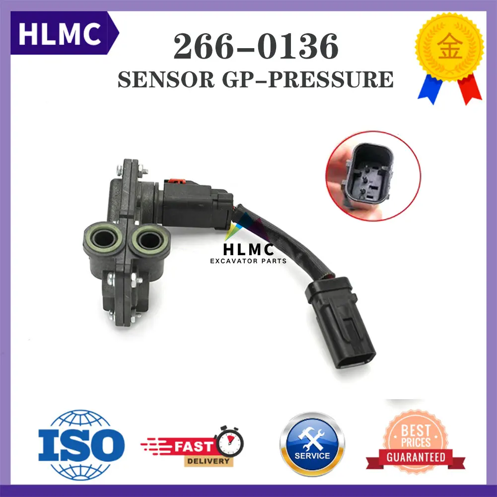 Excavator Electronic Parts E312D E315D E320D Spare Parts C4.2 C6.4 Inlet Pressure Sensor 2660136 266-0136