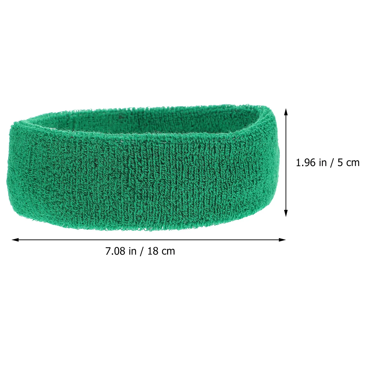 1Set Sports Headband Wristband Set Comfortable Sweat-Absorbing Elastic Fitness Wrist Strap Hairband for Golf Tennis Basketball