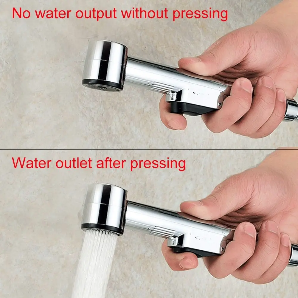 Self Cleaning Hygienic Stainless Steel Toilet Douche Bidet Handheld Hose Spray Shower Head Muslim Shattaf Sprayer Kit