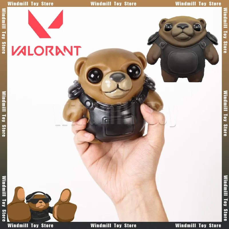 

TACTI-SERIES Bear Valorant Restore Game Peripherals Decompression Cute Squeezable Doll Model Ornaments Crafts Gifts Collections