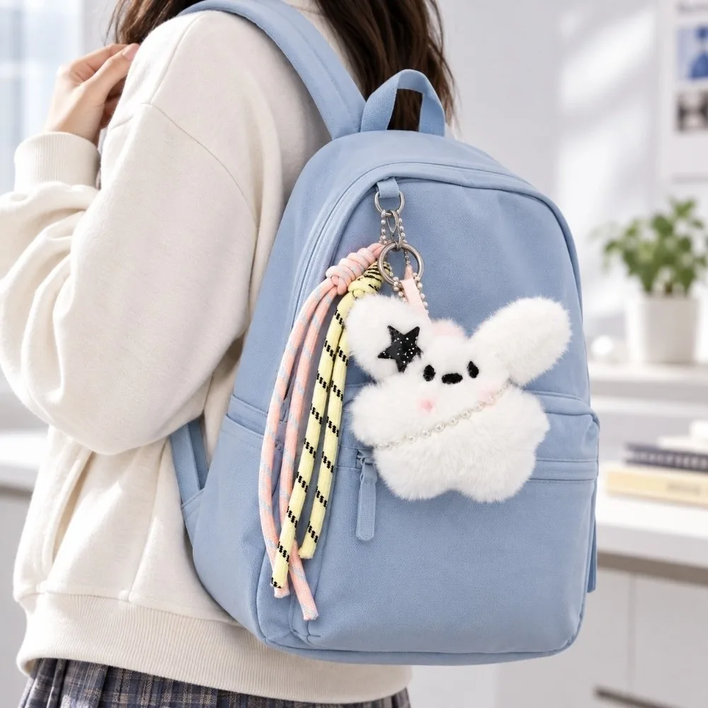 Versatile Doll Cartoon Rabbit Keychain Portable Cute Bag Pendant Creative Backpack Pendant Bag Decoration