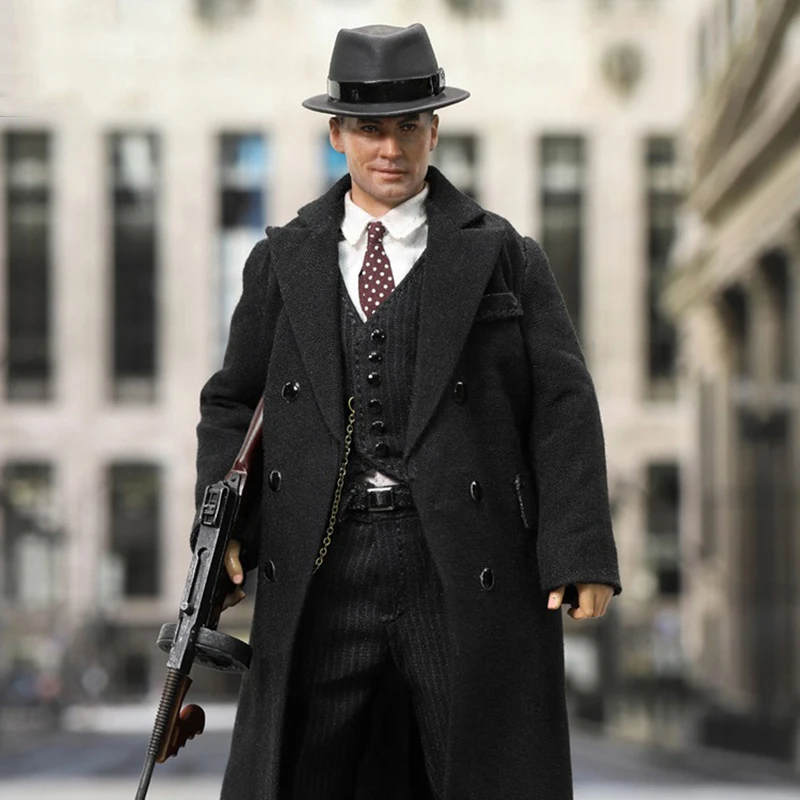 

DID XT80008 1/12 Chicago Gangster John Action Figure Model 6'' Palm Hero Series Male Soldier Figure Doll Full Sst Toy