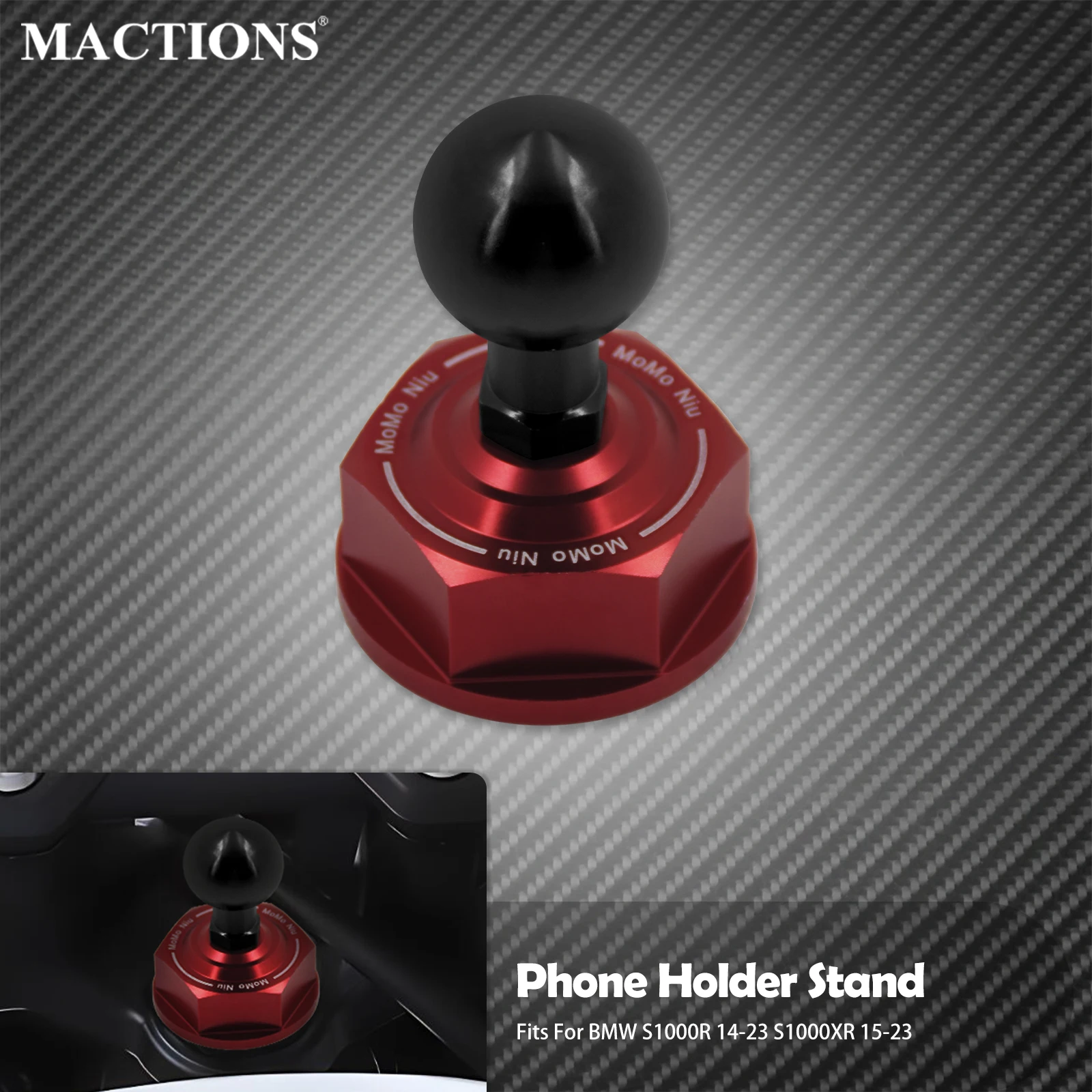 Motorcycle Phone Holder Stand Mount In Front Fork Mobile Support GPS Navigation Bracket For BMW S1000R S1000XR S1000 XR 2015-23