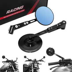 For Honda Suzuki Yamaha Kawasaki Motorcycle Rear View Side Mirrors Universal Rear Rearview Mirror Side Mirror Accessories