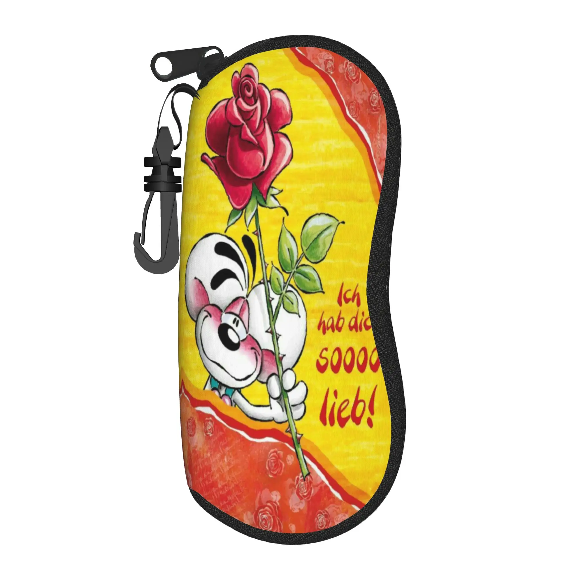 Diddl mouse Glasses Case Men Women Portable Box  Glasses Storage Box Protector Eyewear Container