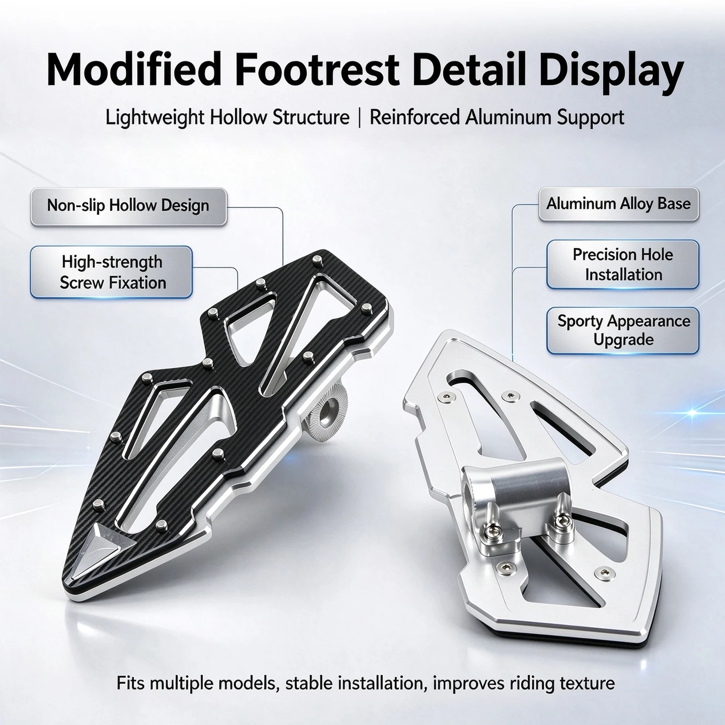 For Benda LFC700 LFS700 Motorcycle Footrest Enlarged Footrest Enlarged Retro Pedal Brake Pedal Gear Lever Head Accessories