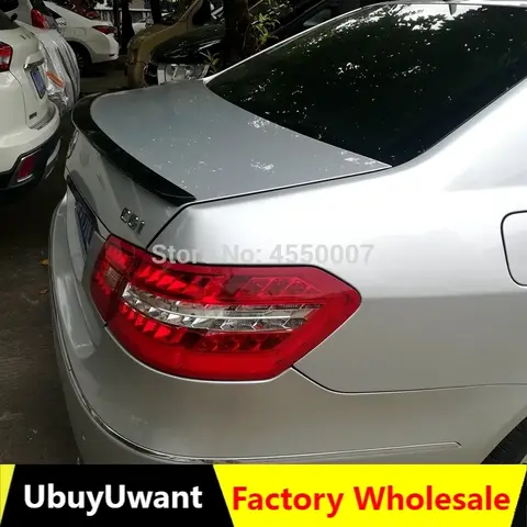 ABS 소재 리어윙 스포일러, 메르세데스 벤츠 W212 E320 E260 E300 E63, 2008 2009 2010 2011 2012 2013 W212 4 도어