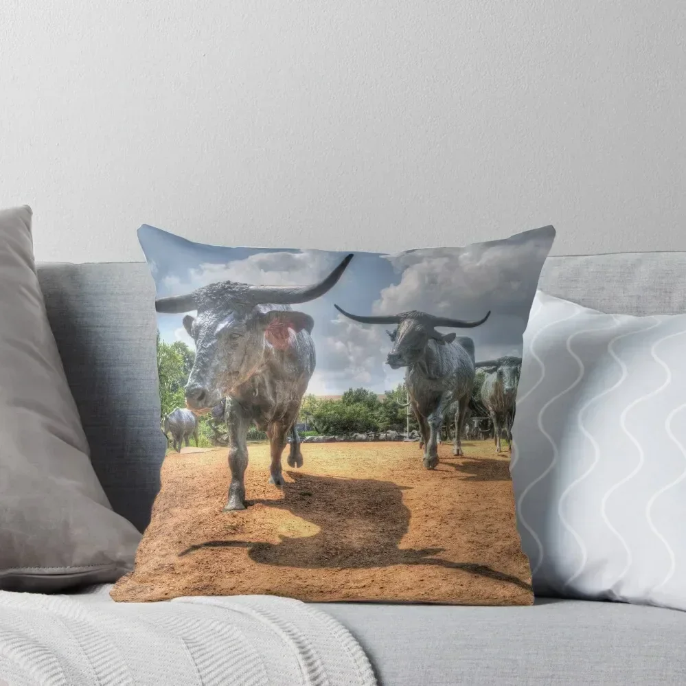 Texas Longhorns Throw Pillow Sofa Cushions Covers Sofa Decorative Covers pillow