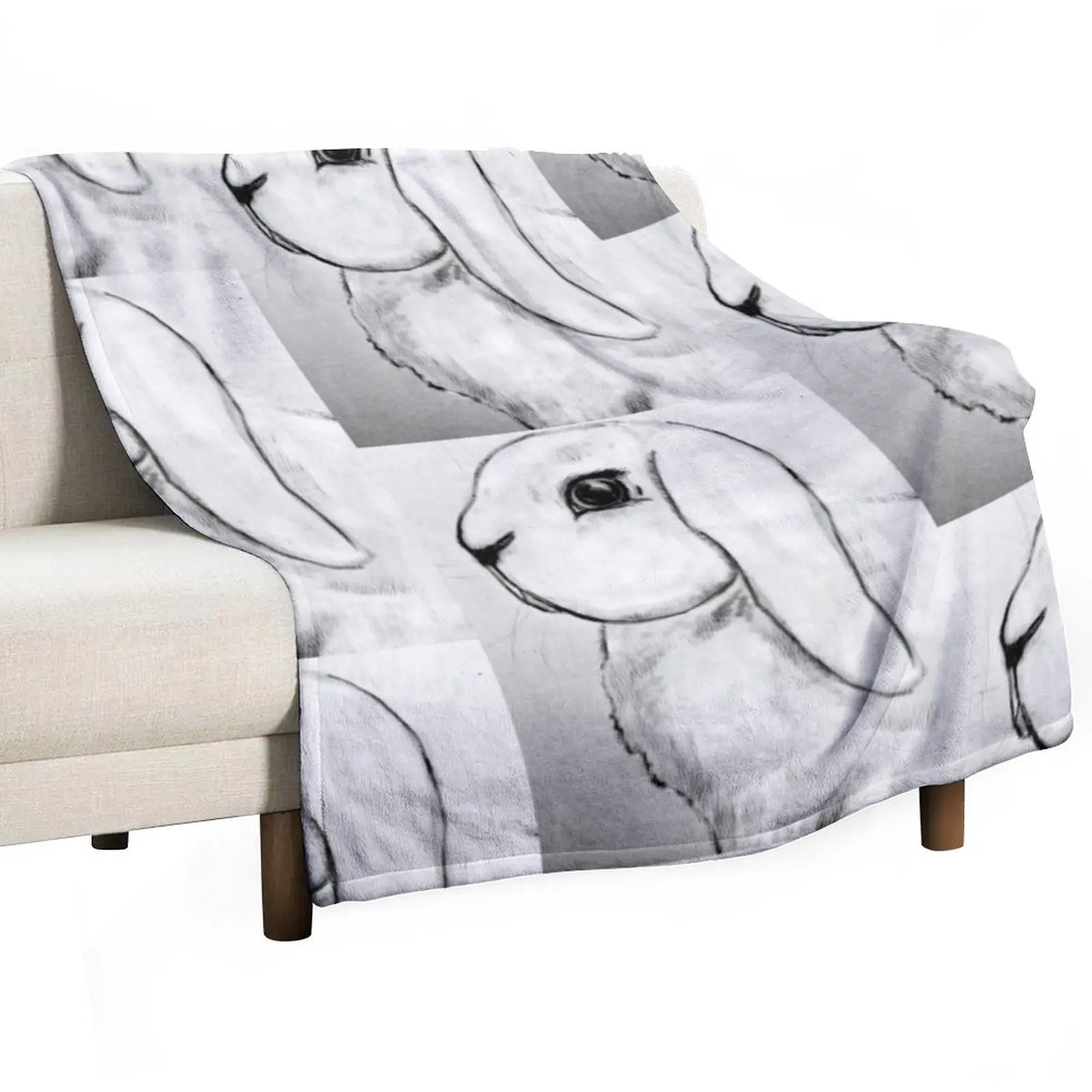 White Lop Bunny Rab… - image