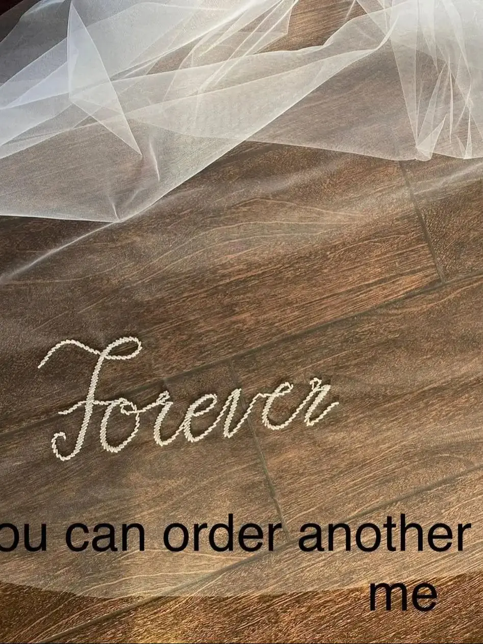 

YF Wedding Veils Bridal Veil for Bride Wedding Accessories embroidered letters Customized