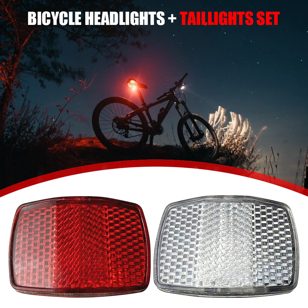 Bicycle Turn Rear Lamp Light License Plate LED Tail Light Mounting brackets Reflective film Motorcycle Accessories