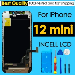 Pièces de rechange AAA Incell LCD pour iPhone 12 Mini, écran tactile, assemblage de Hébergements eur, haute qualité, vente en gros