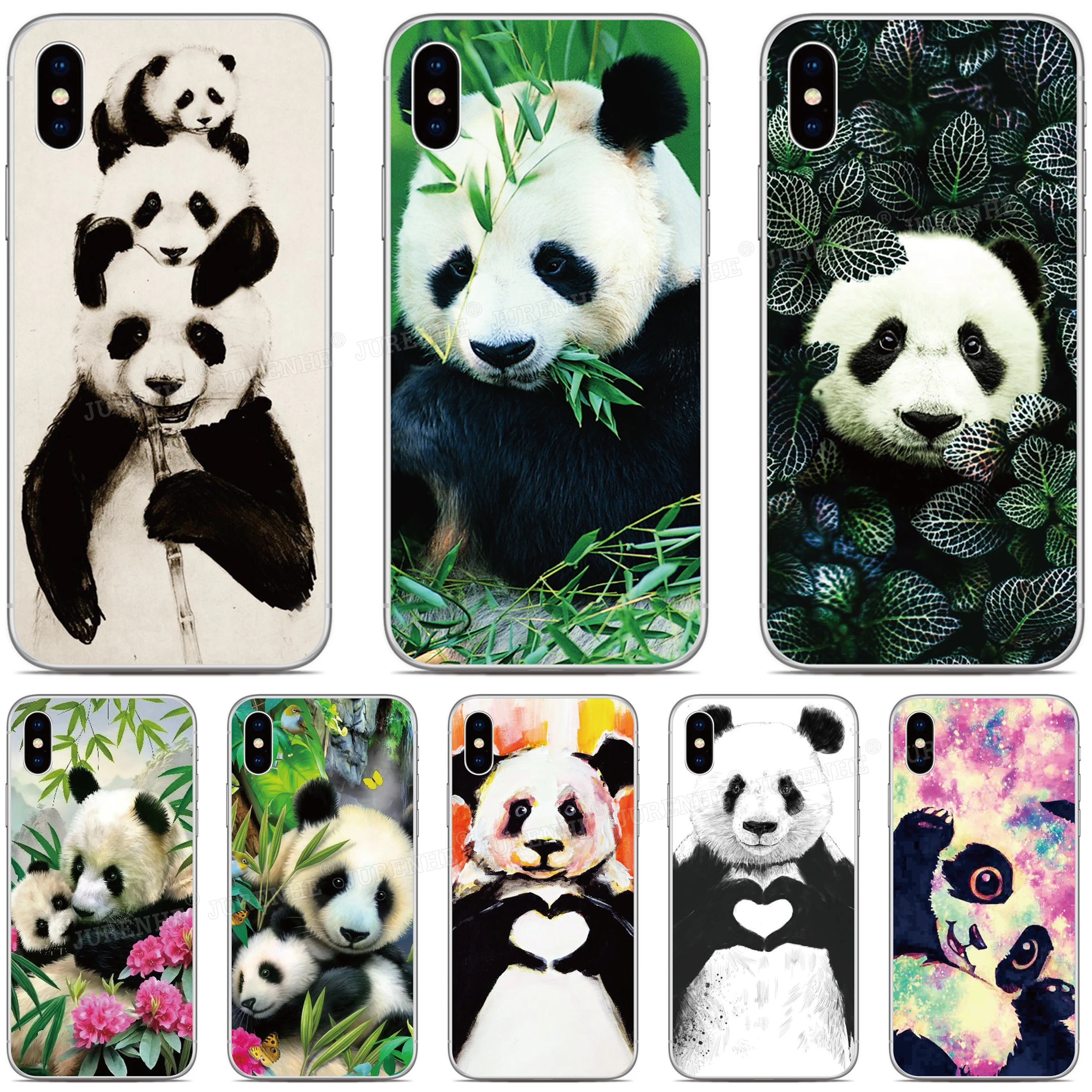 Panda Funny Case For Alcatel 1B 1S 1SE 1L 1A 3 1 5033D 3X 1C 1X 1V 2019 2020 2021 2022 Nothing Phone 2A Plus CMF 1 2 Cover