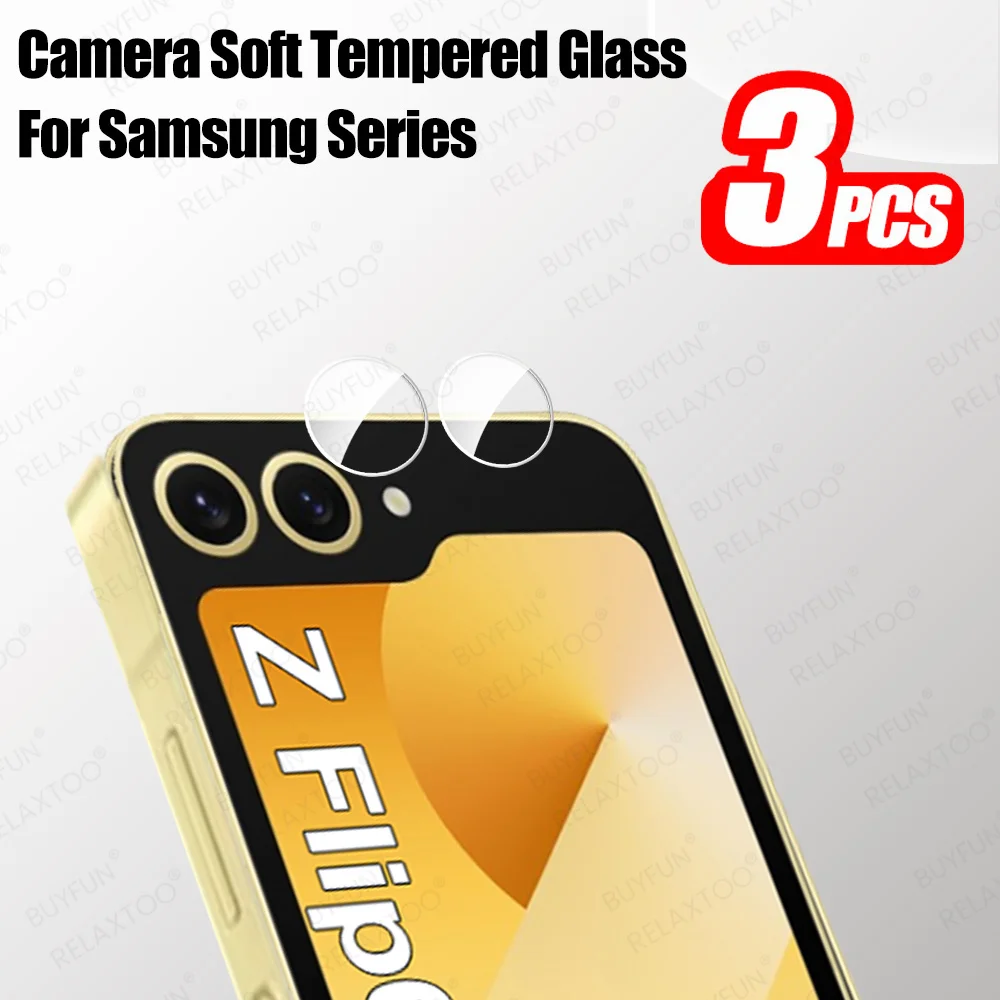 HD Camera Protector Lens Glass for Samsung Galaxy Z Flip 6 Fold 6 S24 Ultra Plus A55 A35 A25 5G A15 4G Clear Lens Tempered Film