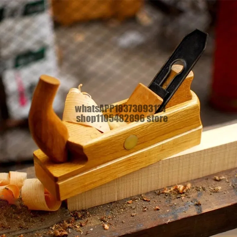 Hand Push Planer Carbon Steel Oak Pestle Planer Professional Woodworking Mini Planers Wood Processing Manual Carving Tools