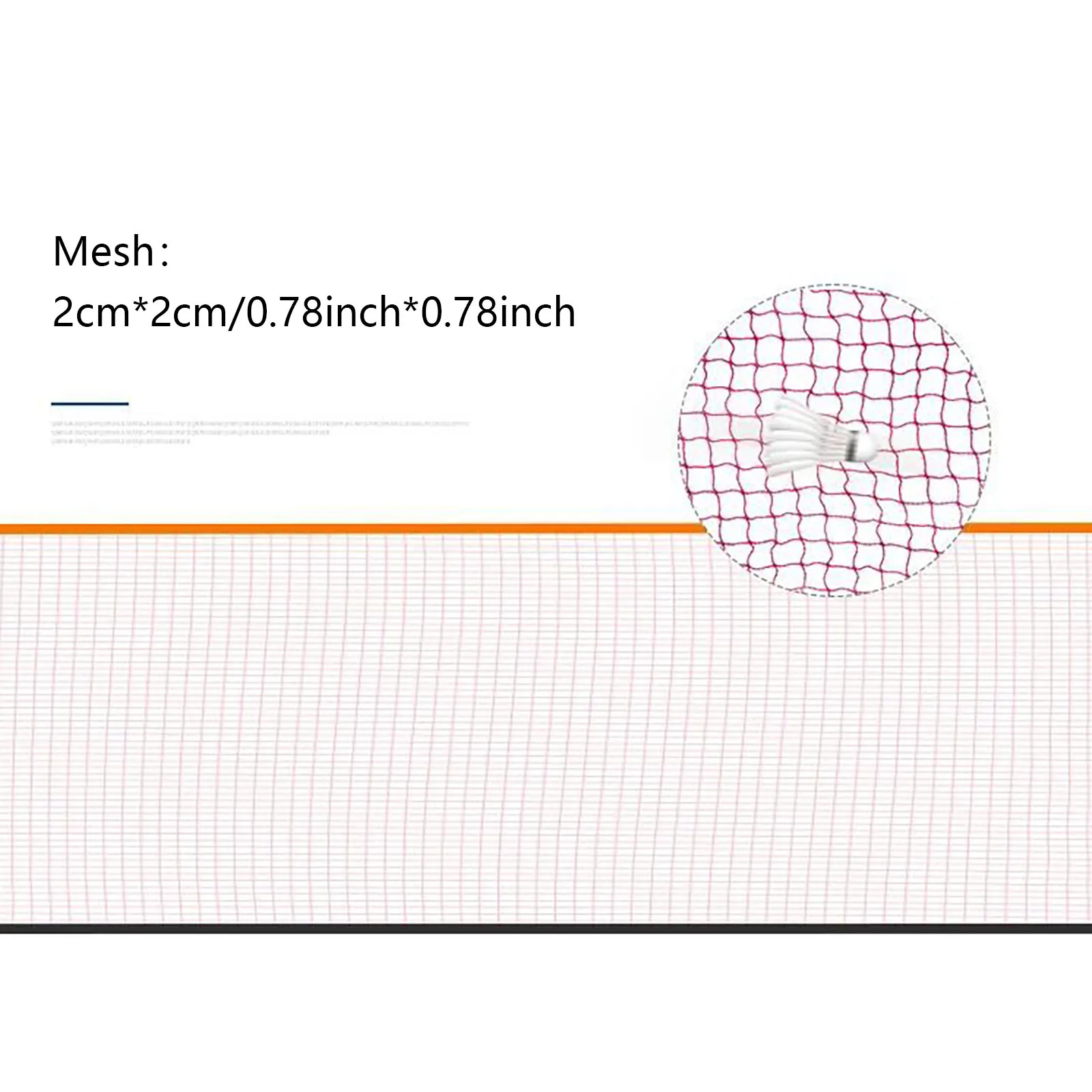6.1M ポータブルバドミントンネットセット – 高さ (2.5-5.1フィート) & 幅調整可能、屋外スポーツ用キャリーバッグ付き折りたたみスチールフレーム