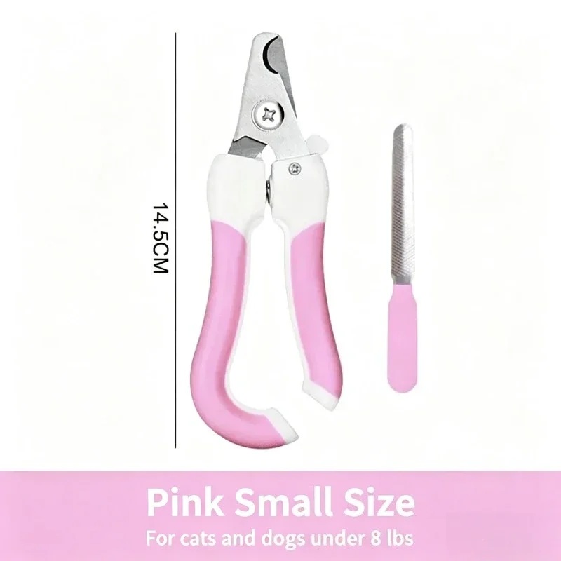 1/2 Pcs Pet Nail Clipper Set for Dogs and Cats Cleaning and Beauty Nail Clippers Nail Clippers with Files Pet Supplies
