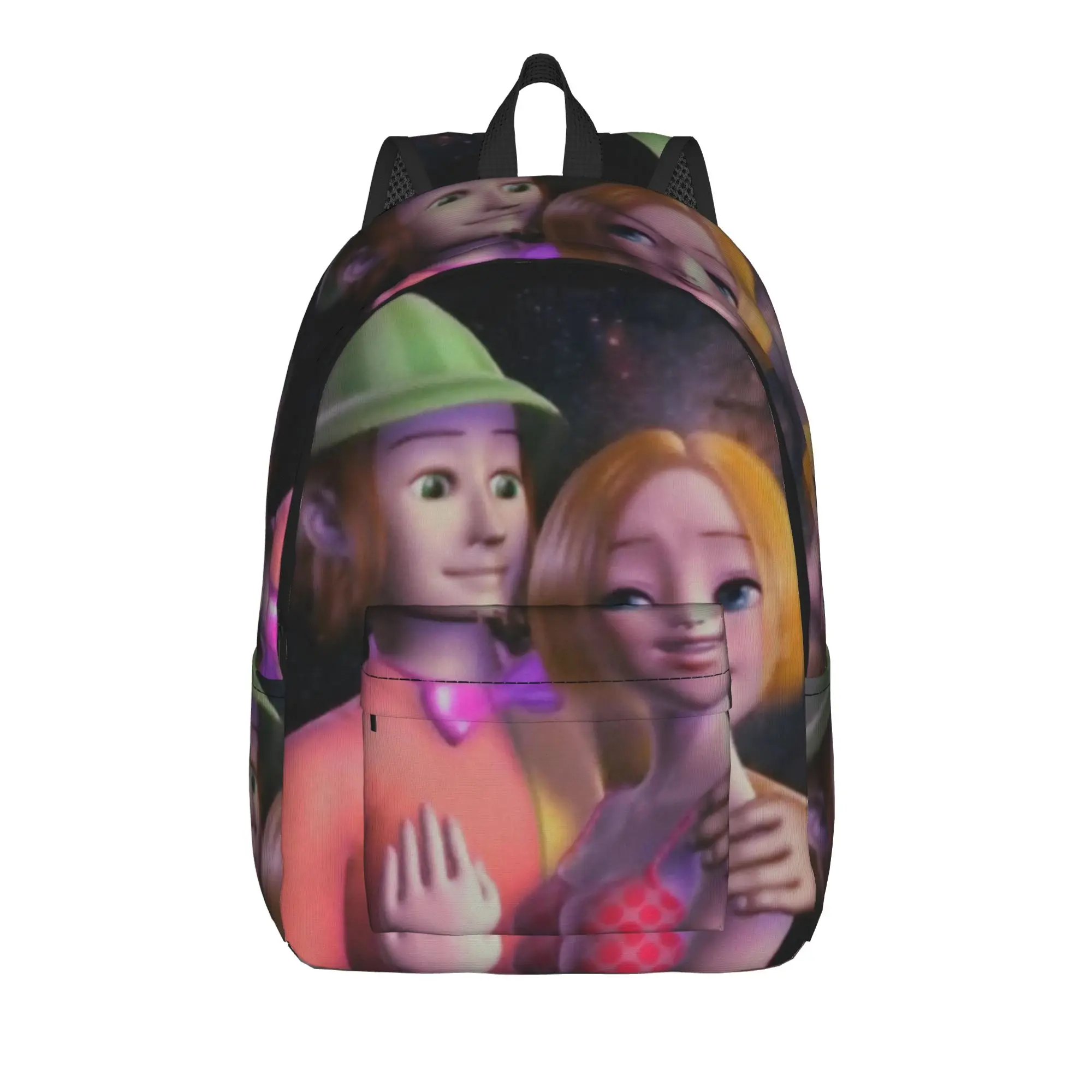 Mr.Stain on Junk Alley Backpack for Men Women Cool High School Work Daypack  Laptop Computer Canvas Bags Sports