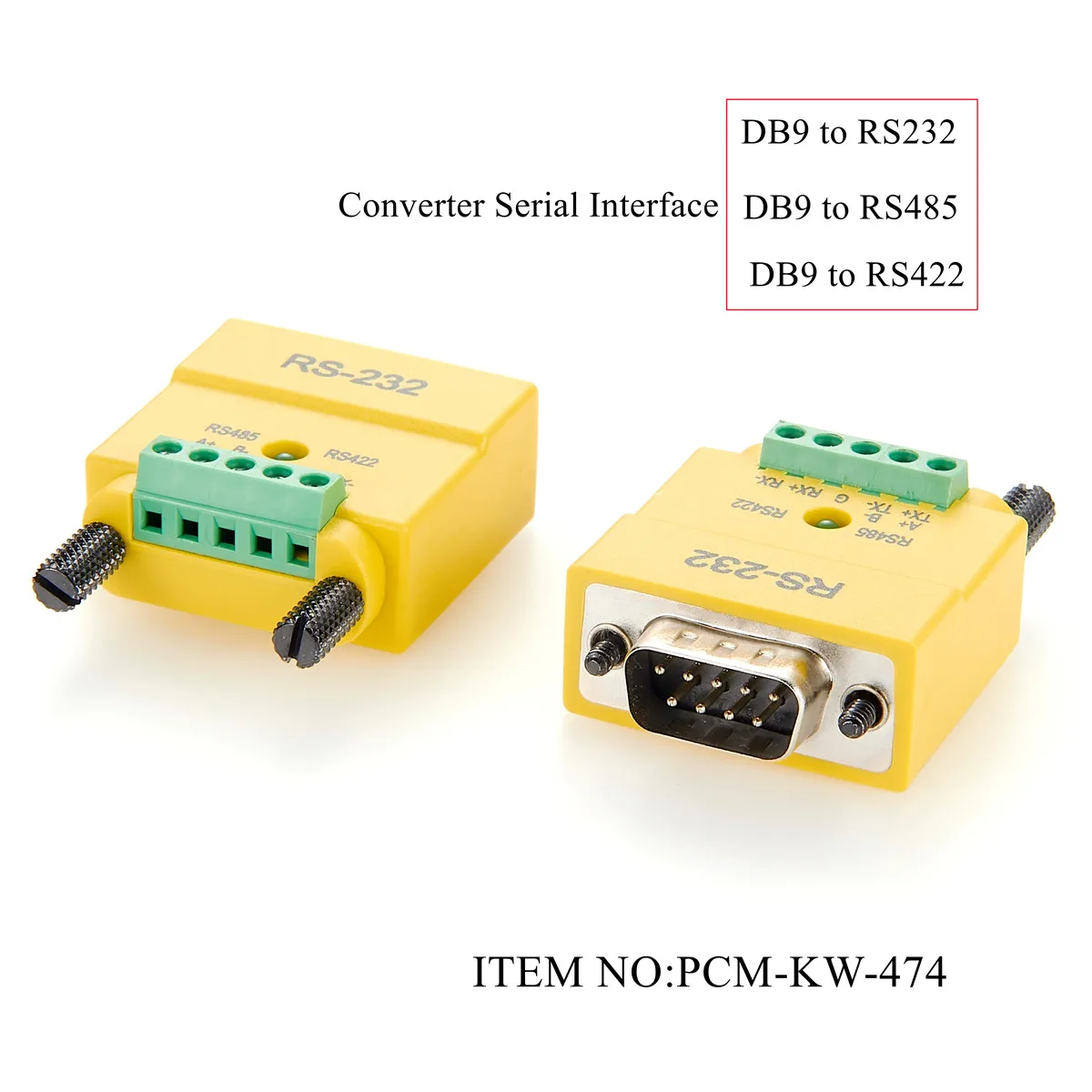 RS-232 RS232 to RS485 RS422 Converter Serial Interface RS485 Serial Communication DB9 Female Interface Serial Converter