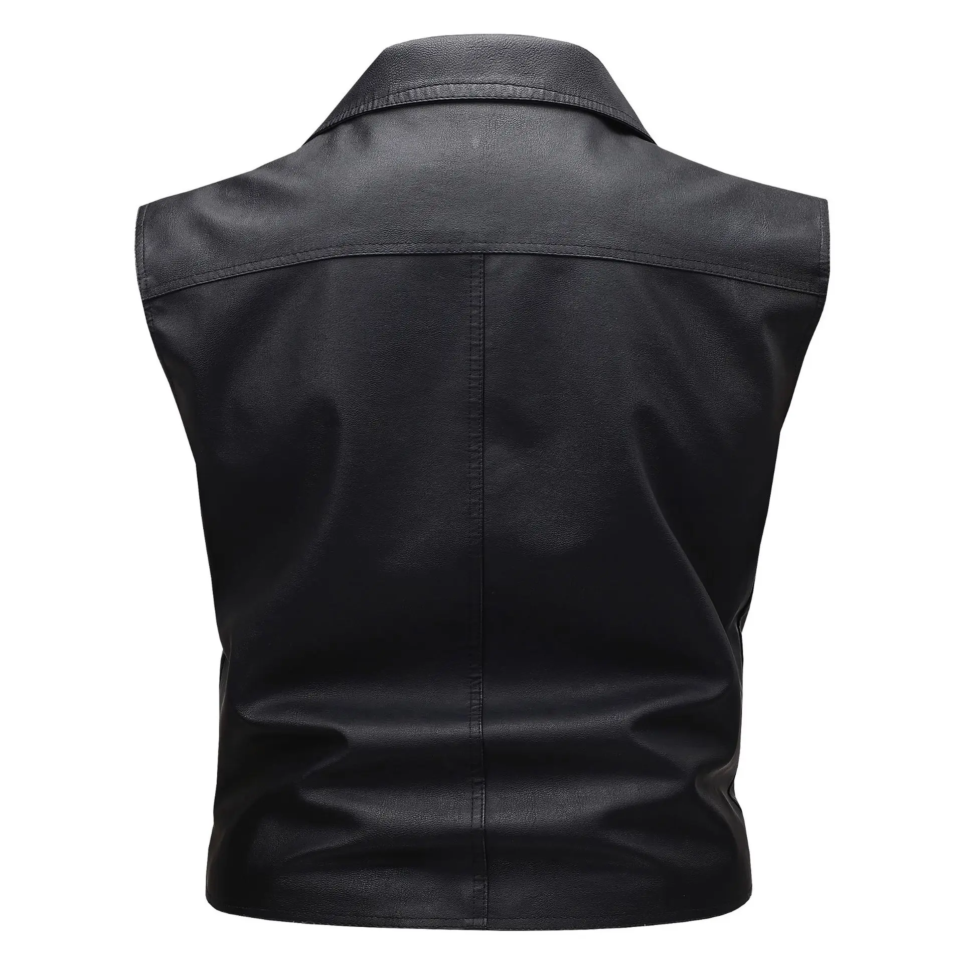Motorcycle Spring Jacket / Lightweight Motorcycle Vest / Wild Child Leather Motorcycle Jacket for Men view 3