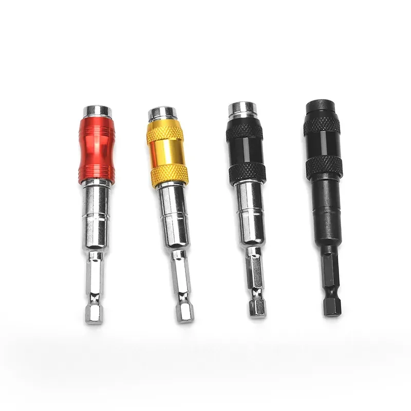 6.35mm Hex Shank Magnetic Quick Release Extension Bit Holder Vanadium Steel Self Locking Multi Angle Connector for Drill