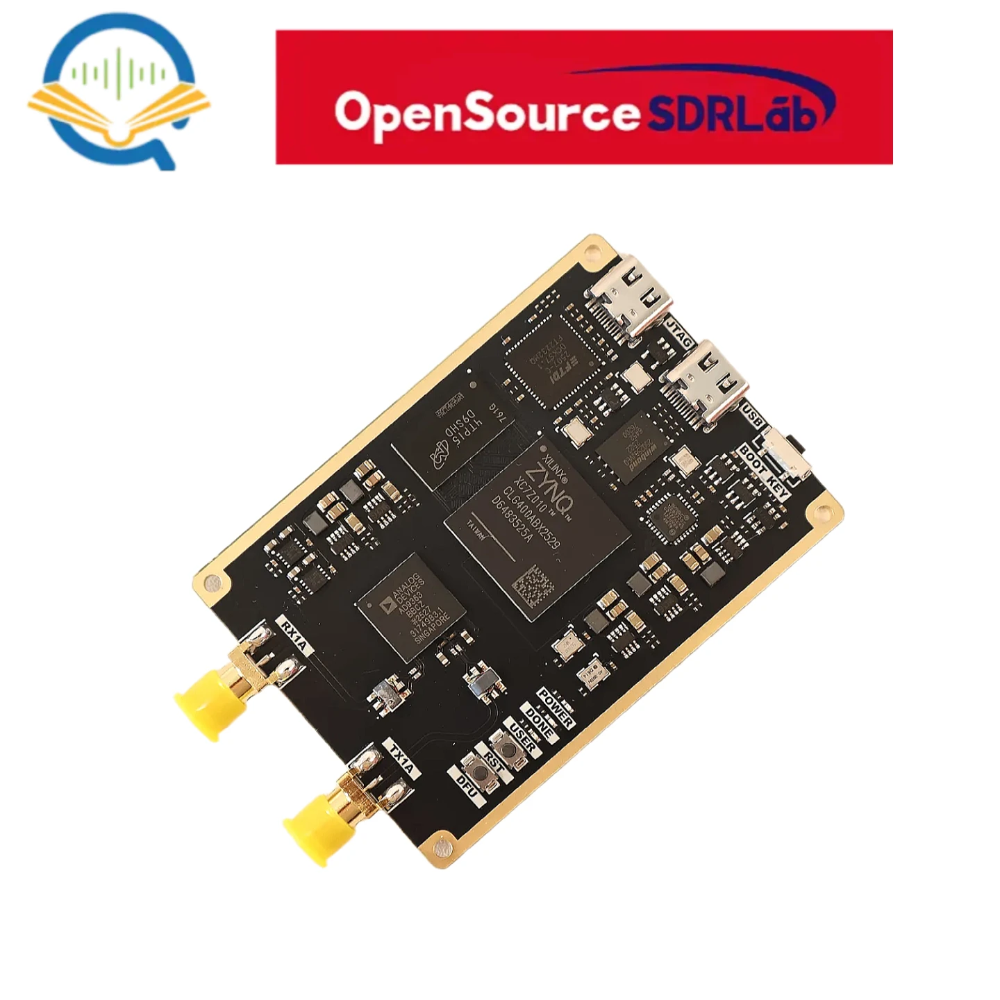 OpenSourceSDRLab Entwicklungsboard mit Unterstützung für FLASH- und JTAG-Boot-Modi 7010 AD9363 SDR Mini – Detail 4