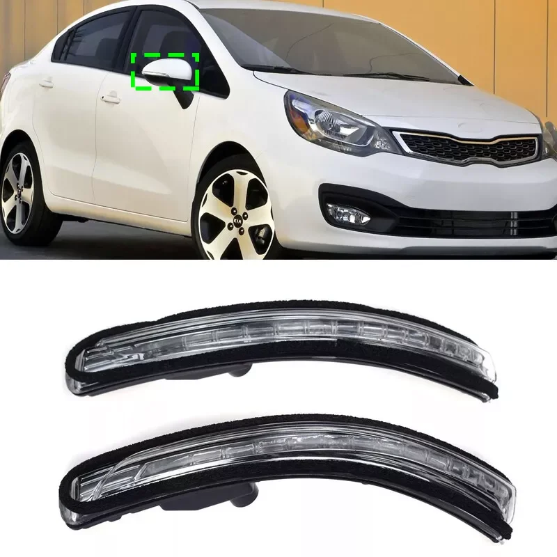 

Car Side Rearview Mirror LED Side Turn Signals Light Side Wing Repeater Indicator Lamp For KIA Rio MK3 2012-2016 87624-1W000