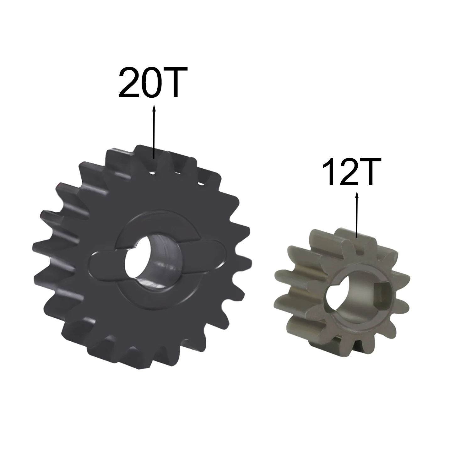 Steel Gears 12T/20T Front Rear Portal Axle Gear Set For 1/24 FMS FCX24 POWER WAGON FCX18 Powder Drunk RC Crawler Upgrade Parts