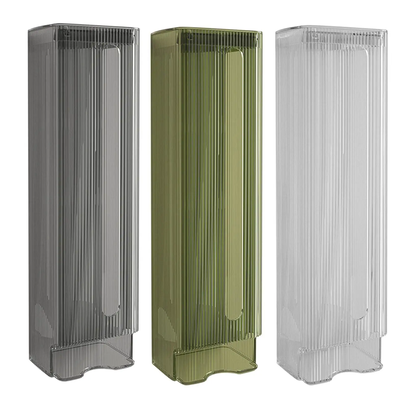 Wall Mounted Garbage Bag Holder Organizer for Bathrooms Sturdy Rounded Edges Simple Installation Multifunctional 12.6x3.5x3inch