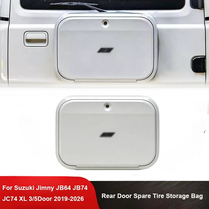 Image of Offroad 4x4 Außenzubehör, Aufbewahrungstasche für Reserverad an der hinteren Tür für Suzuki Jimny JB64 JB74 JC74 XL 2019-2026 3/5-Türer