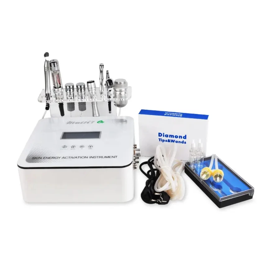 Multifunctional 7 in 1 Cold Hammer Rf  Skin Energy Activation Instrument Micro Current Facial Machine