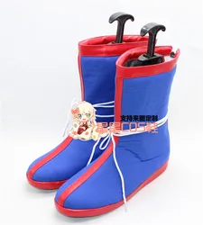Anime Great Saiyaman Saga Son Goku Kakarotto Cosplay Shoes Men Women Blue Boots