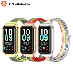Band Strap For Amazfit Band 7 Nylon Loop Wristband For Amazfit Band 7 Bracelet Global Version Correa
