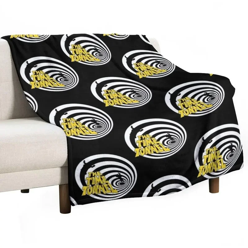 Time Tunnel Shirt Sticker Hoodie mask Throw Blanket Soft Beds Sofa Throw anime Sofas Blankets