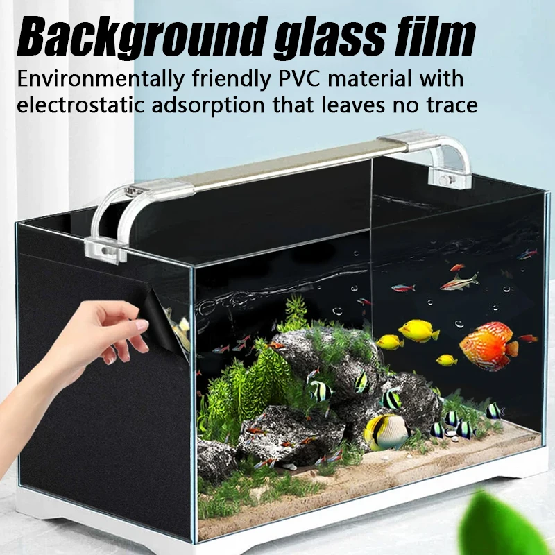 Fish Tank Background Stickers Static Stickers Wallpaper Aquarium Background Decoration Can Be Applied By Spraying Water