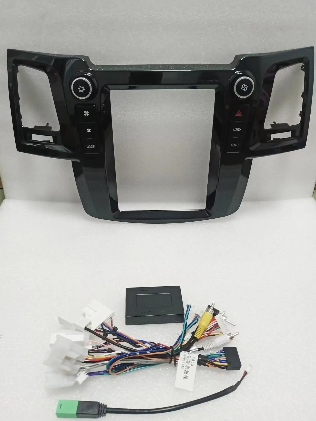 factory price 9.7 inch frame New Auto tesla frame Car Radio DVD Player for Toyota Fortuner 2005 car dashboard frame