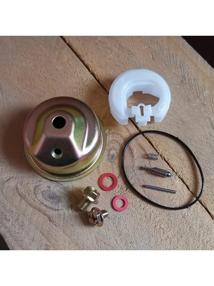 Le Kit de réparation de carburateur comprend une joint de bol, une goupille de flotteur pour GX120 GX160 GX200 GX140 GXV120 GXV140 GXV160