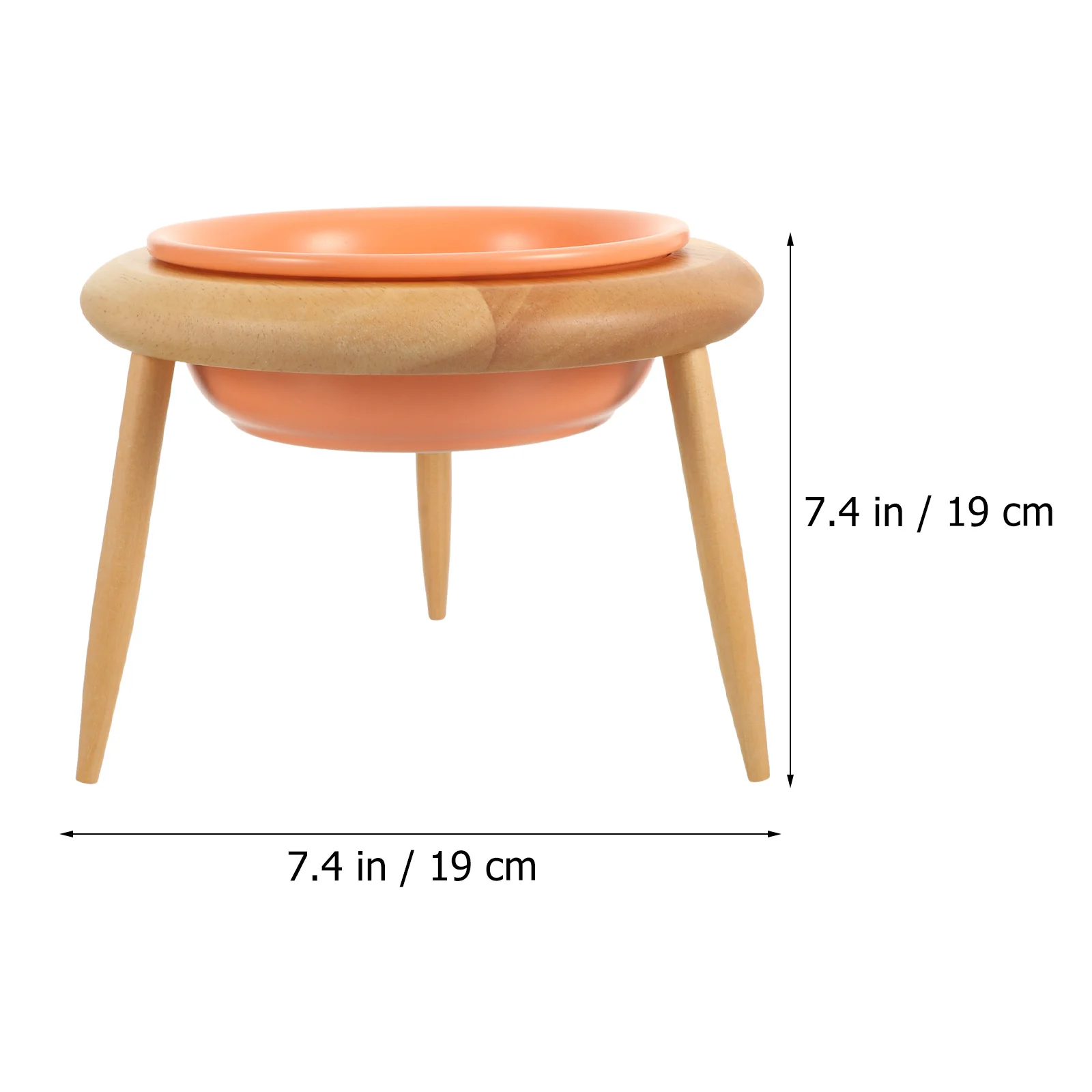 

1 Set Cat Feeding Bowl Elevated Ceramic Food Holder Dual Purpose Snack Storage Pet Eating Bowl For Small Dogs Water Feeder Pet