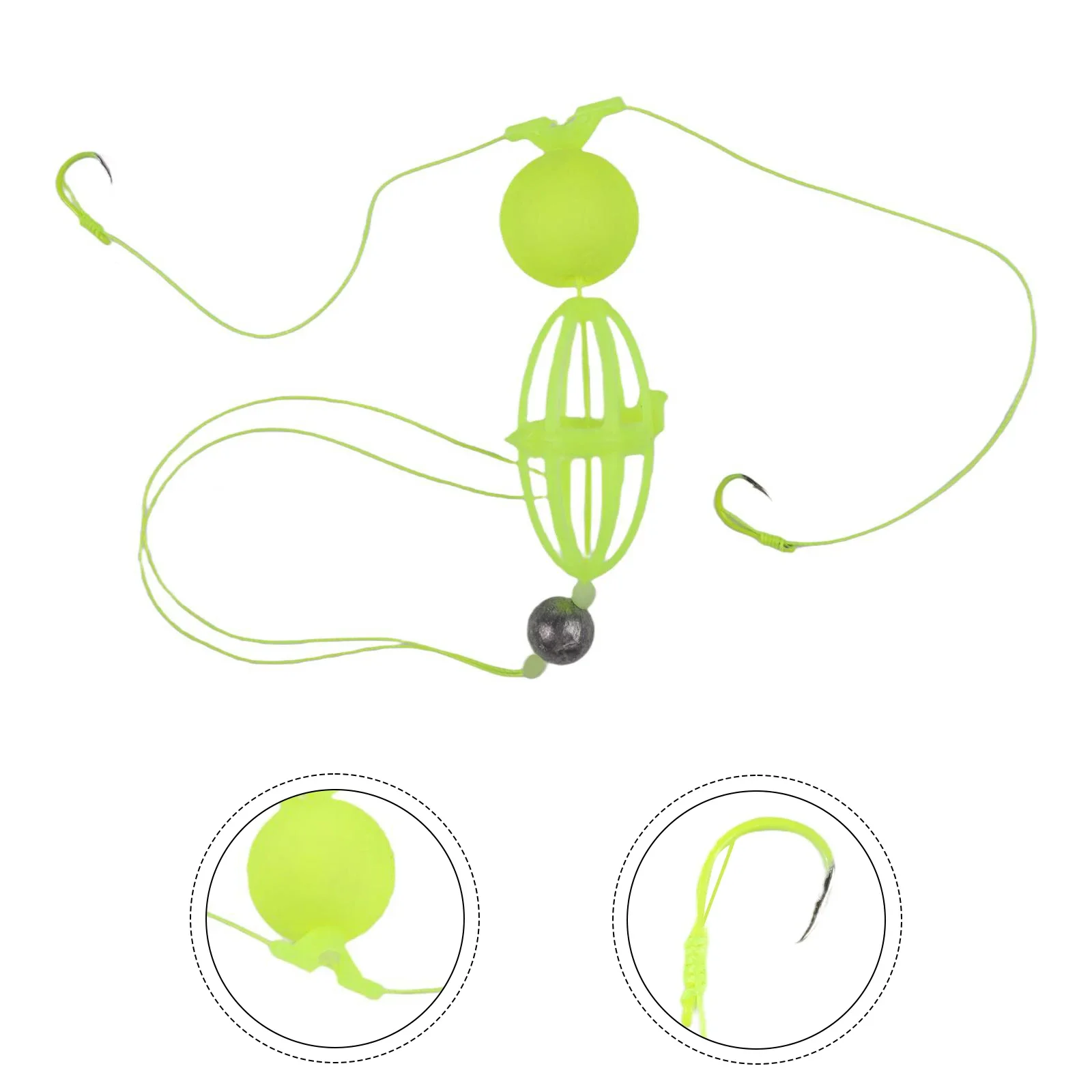 Double-Hook Reverse Bottom Rigs For All Skill Levels Anti-Tangle Split Fishing Hooks For Sea Fishing Tackles Accessories