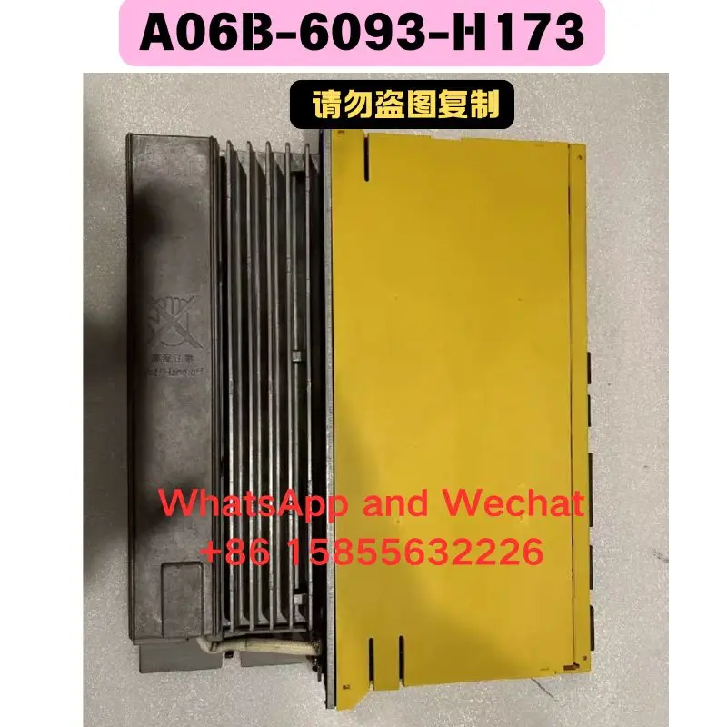 Used OEM disassembled parts Driver A06B-6093-H173 Functional test OK Quick delivery