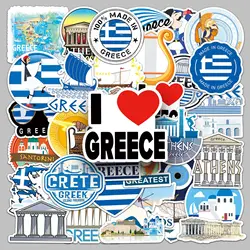 50pcs Greek World Architecture Outdoor Travel Graffiti DIY Laptop Handbook Sticker