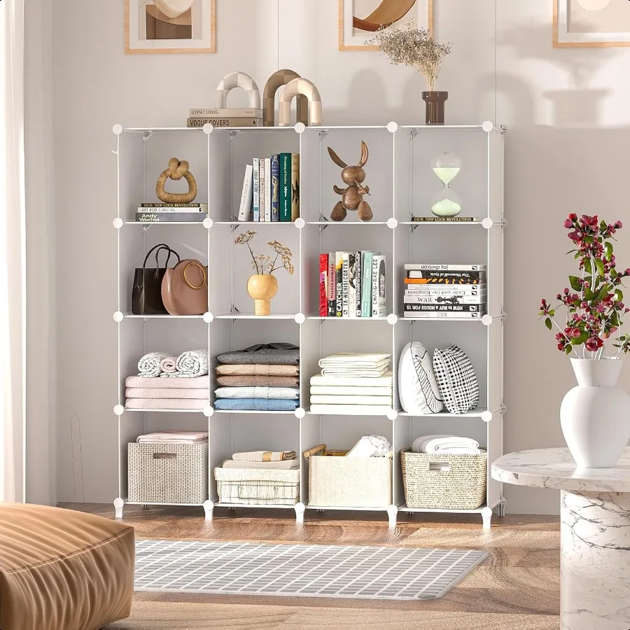 16 حجرة تخزين منظم خزانة الملابس التخزين المنظم مكعب Shees خزانة المنظمون وأوراق التخزين لتخزين الملابس