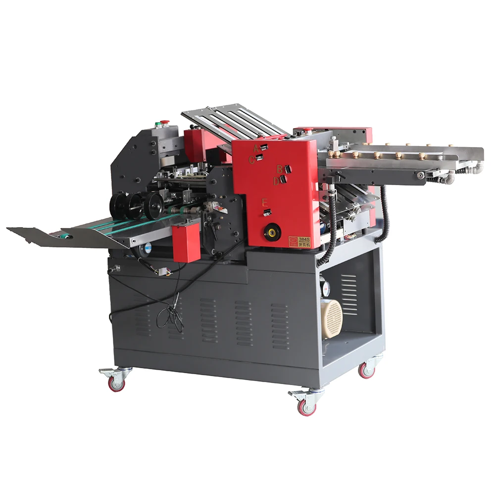 WD384TK Air Suction Feeder Cross Fold A3 Papierfalzmaschine