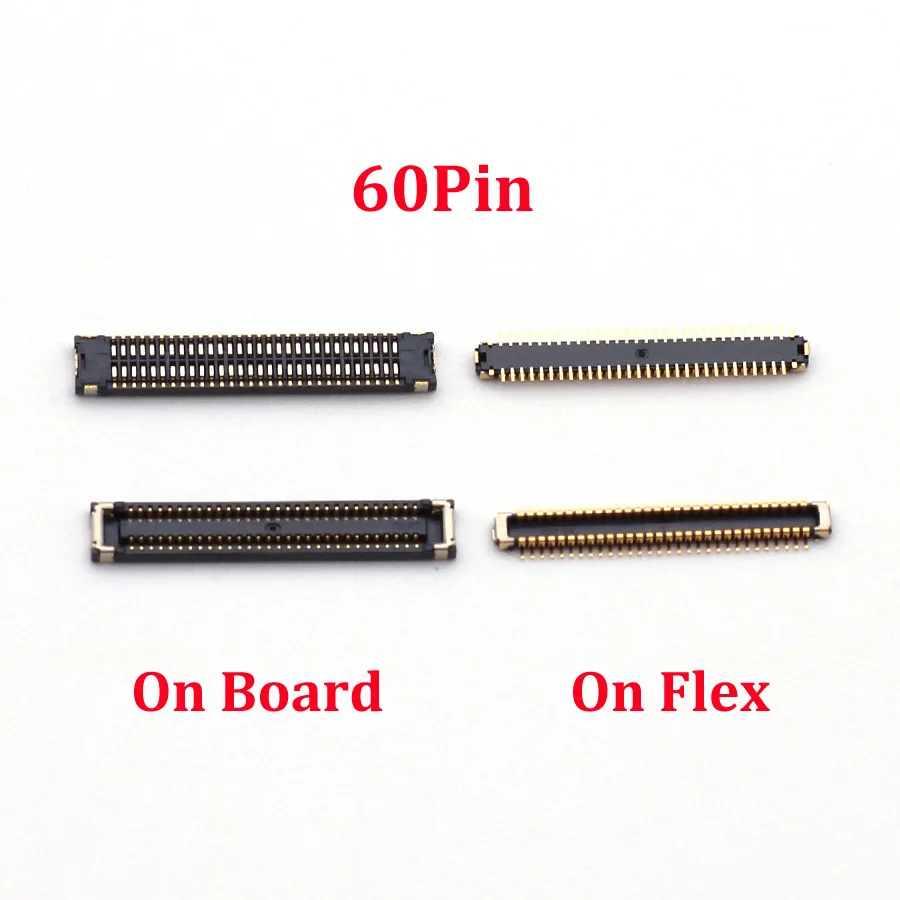 

5-20 шт. для Xiaomi Mi 11 11T Pro 11TPro Redmi Note 10 11S 5G 60Pin FPC разъем Контакт на плате Основная вилка гибкого кабеля