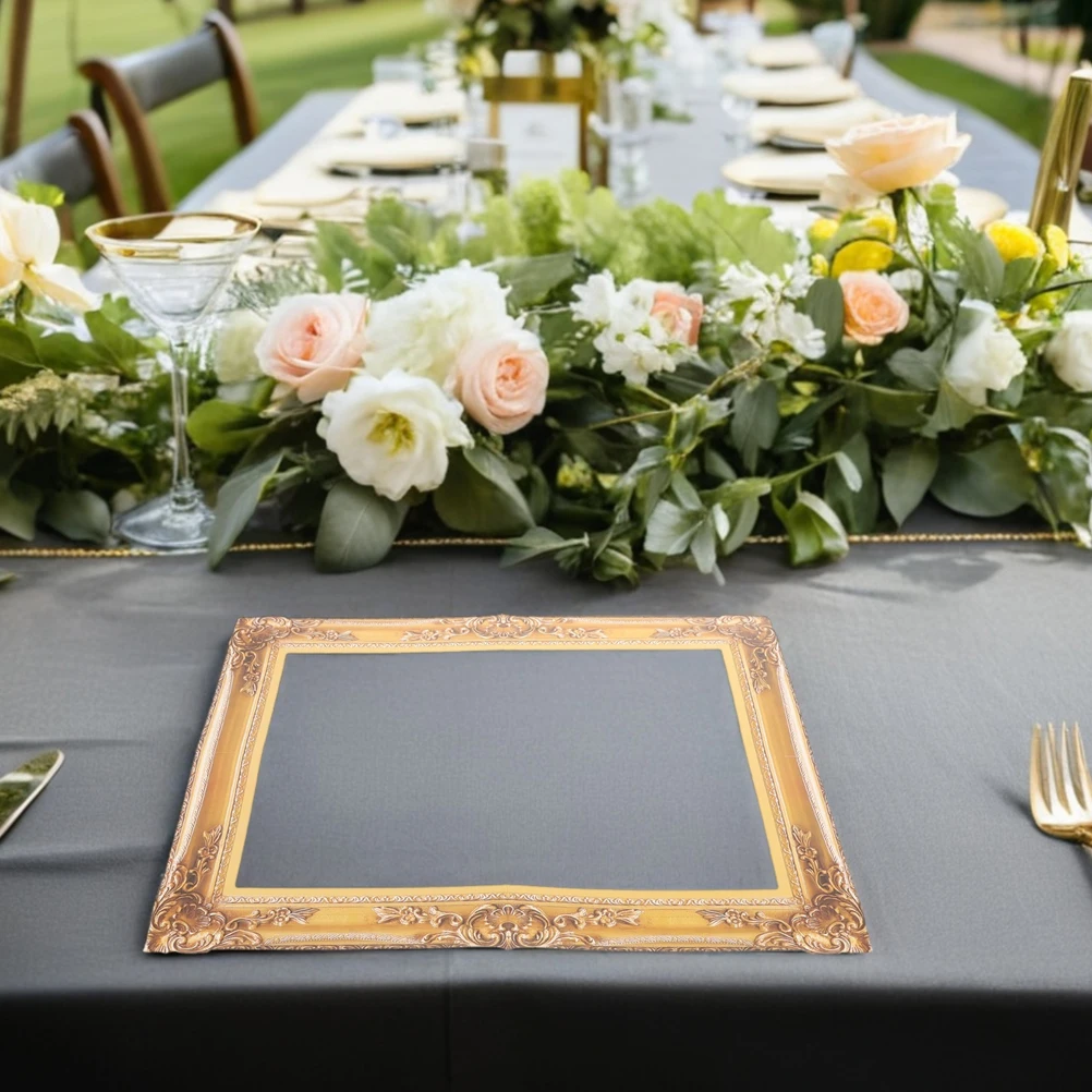 

4 Pcs Other Wedding Supplies Photo Frames Bride Paper Party Props for Photobooth