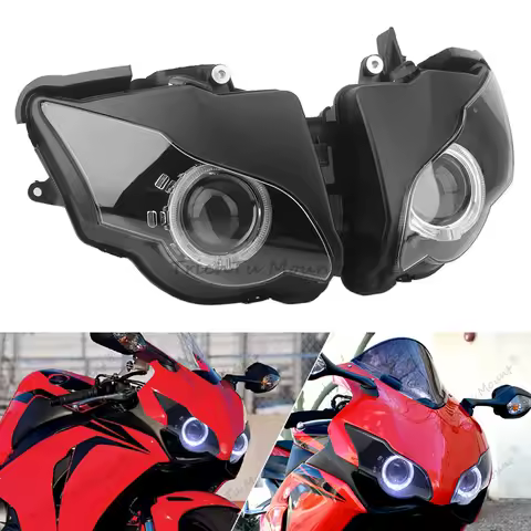 Motorcycle Accessories Headlight Front Headlamp LED Light Hi/Lo Beam Projector Headlight Assembly For Honda CBR1000RR 2008-2011
