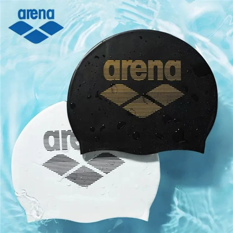 ARENA Unisex Wasserdichte Silikon-Schwimmkappe Modische Professionelle Trainings- und Wettkampfkappe – Detail 4