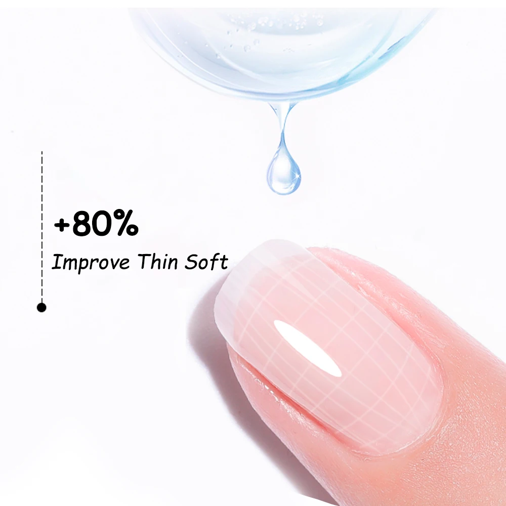 KODIES GEL Super Base Coat Ultra-sticky Base Gel Nail Polish 15ml Clear Strong Semi Permanent UV/LED Top Coat Gel Hybrid Varnish