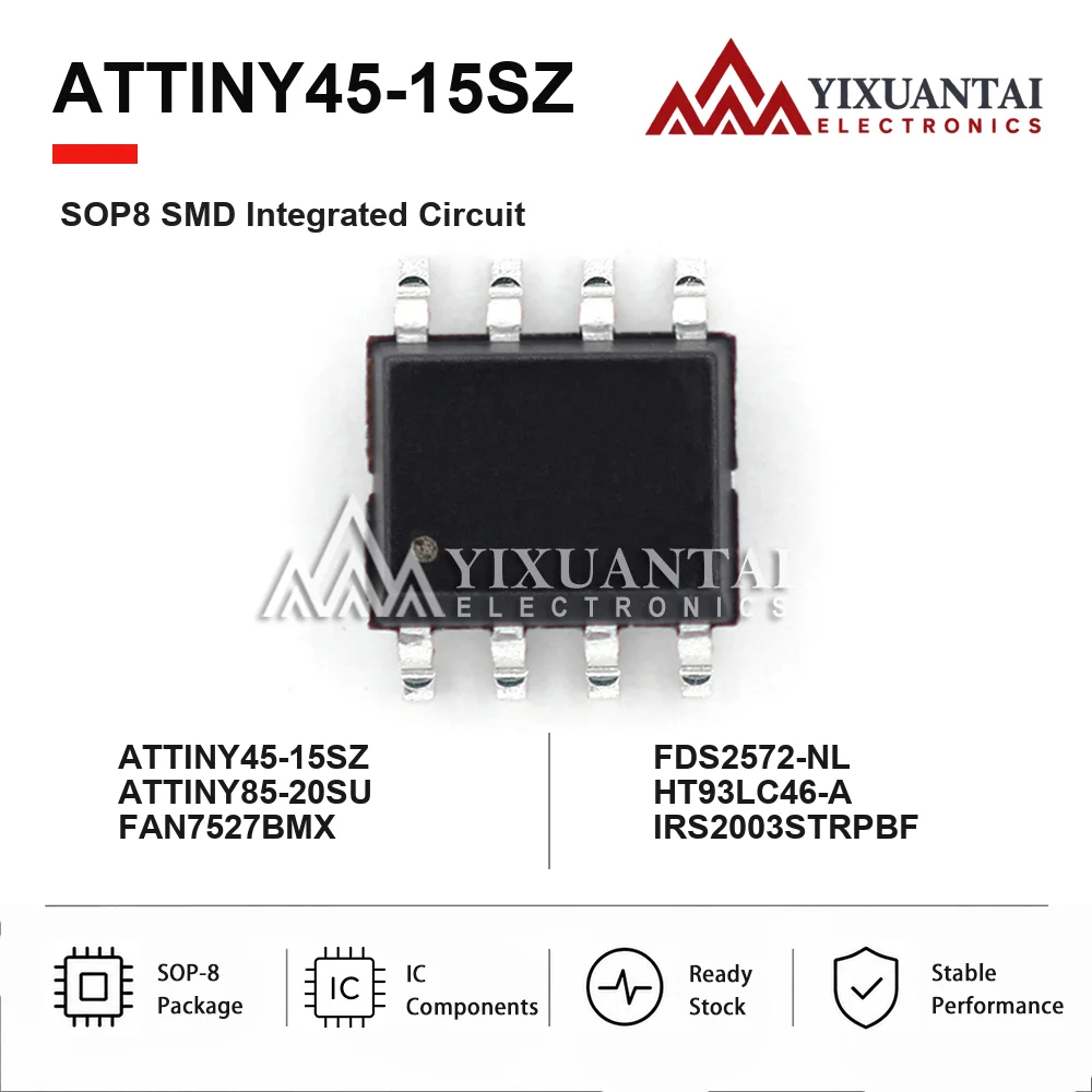 ОРИГИНАЛЬНЫЕ-attiny45-15sz-attiny85-20su-fan7527bmx-fds2572-nl-ht93lc46-a-irs2003strpbf-sop8-smd-микросхемы-электронные-компоненты